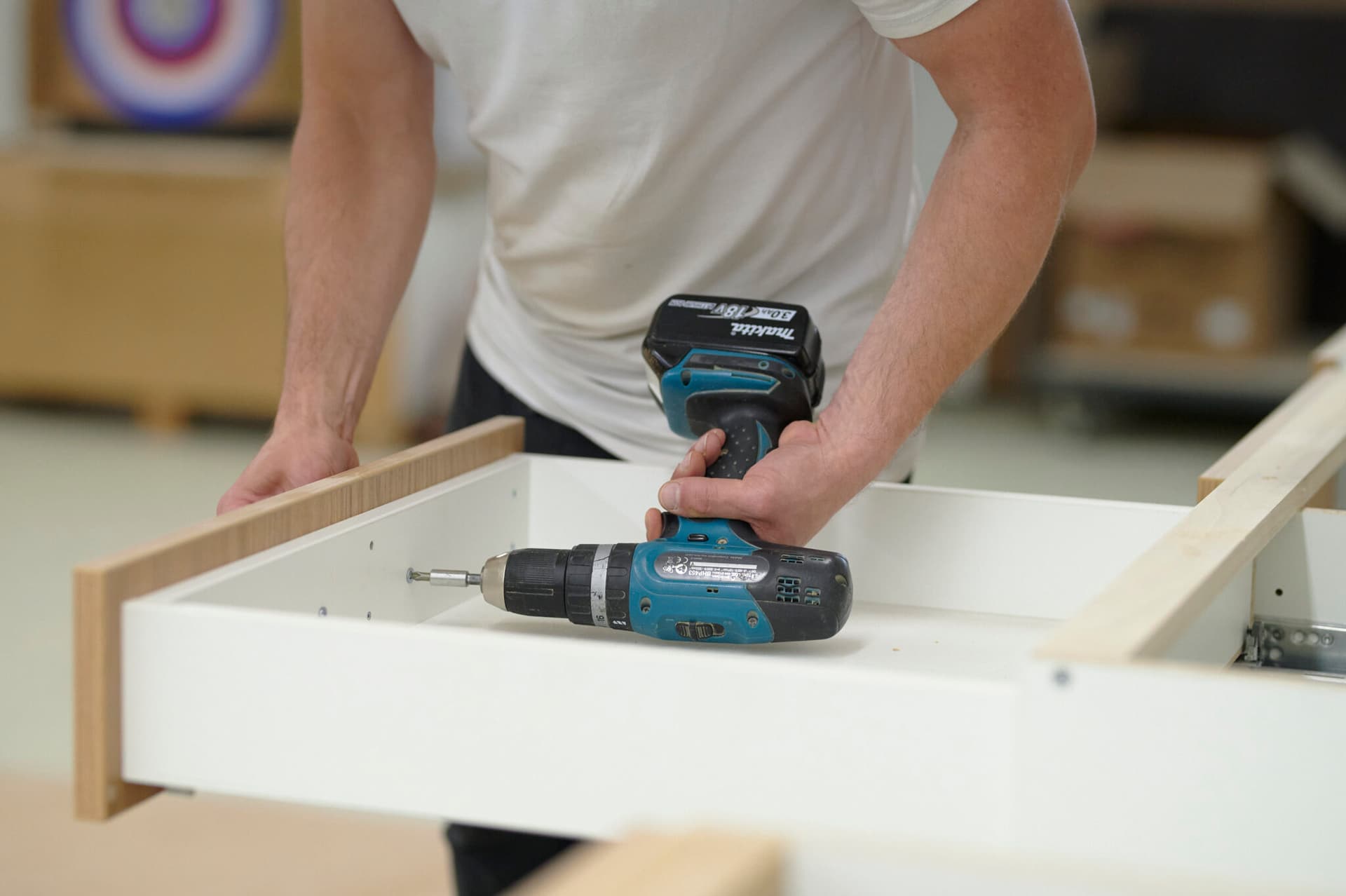 Küchenbau in der Holzwerkstatt