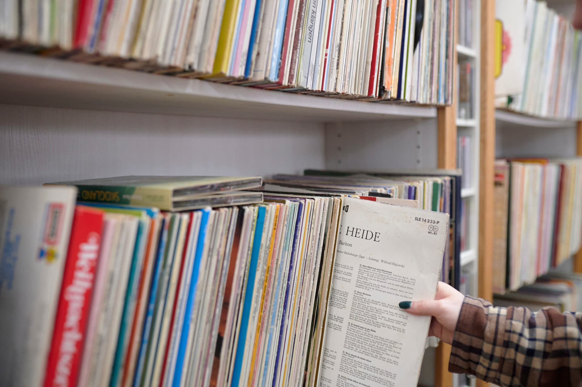 Musikbereich im Koblenzer Unikate-Kaufhaus