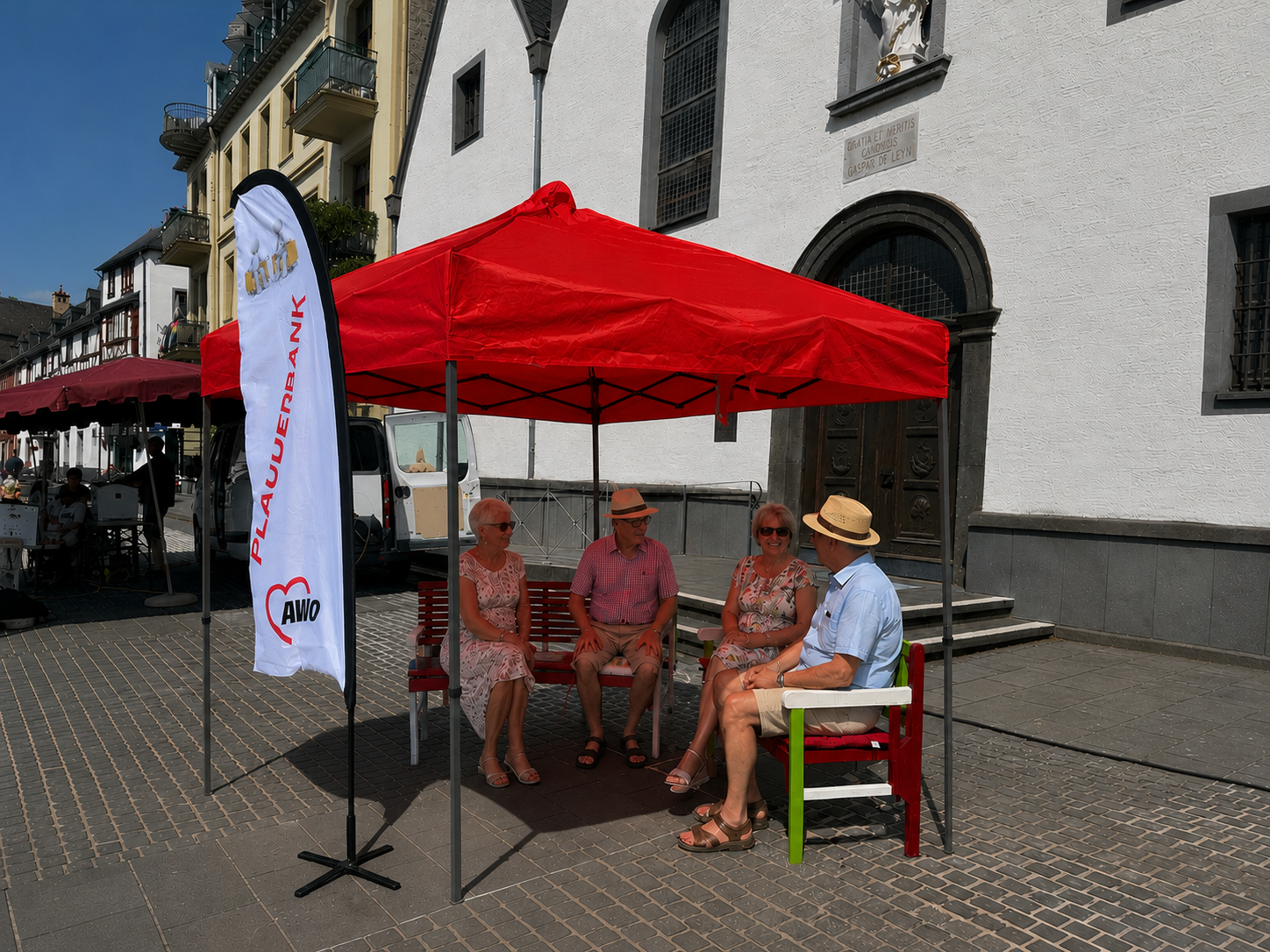 Plauderbank des AWO Ortsvereins Rechte Rheinseite Koblenz, Sommer 2026